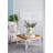 24 Inch X 60 Inch Distressed White Floor Mirror, Full Body Reflection For Elegant Home Decor