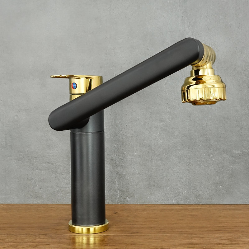 Basin Tap Faucet Dorset, Gold/Black