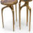 Mixer Marble Top End Table Set End Table