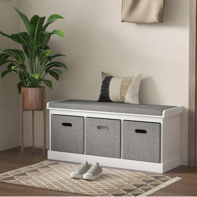 3 Pair Shoe Storage Bench