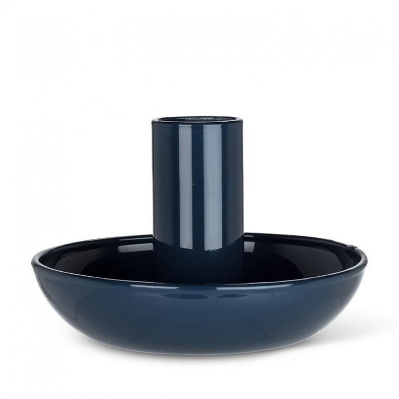 Porte-bougie, Bleu