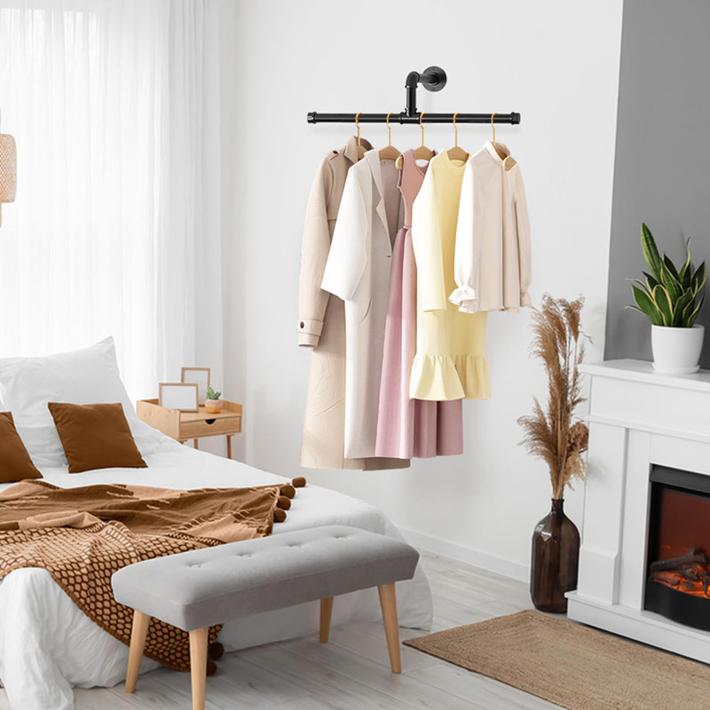 50.8cm Wall Mounted Clothes Rack
