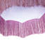 25cm H Velvet Empire Lamp Shade ( Screw On ) in Purple
