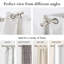 Tringle à rideaux simple réglable 1 po-906558475-906558477