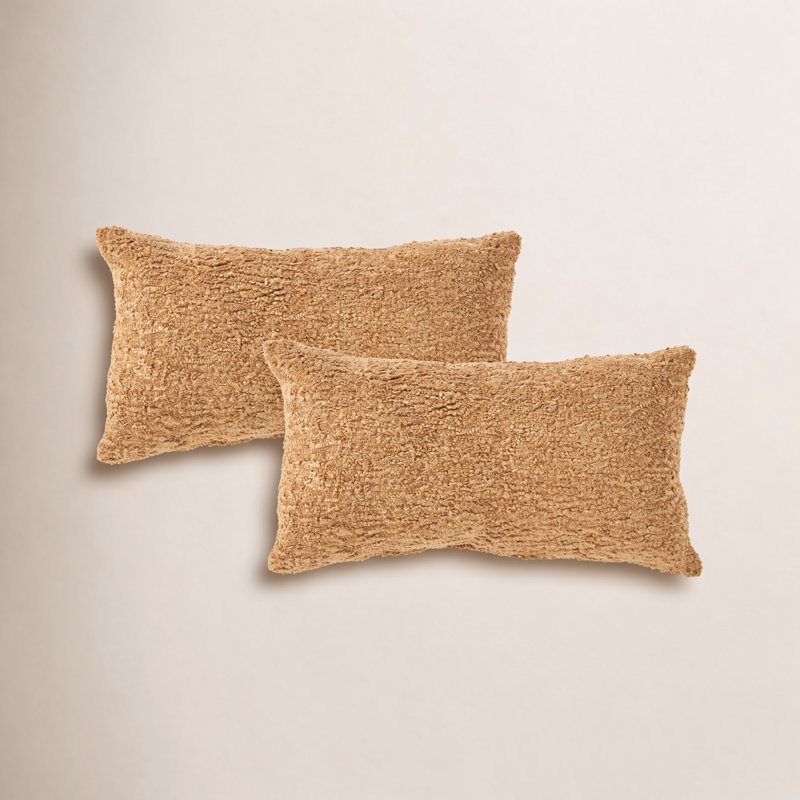 Zavia Reversible Throw Pillow, Zazzle Camel, 12" x 18"