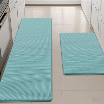 Solid Colour Anti-Fatigue Kitchen Mat