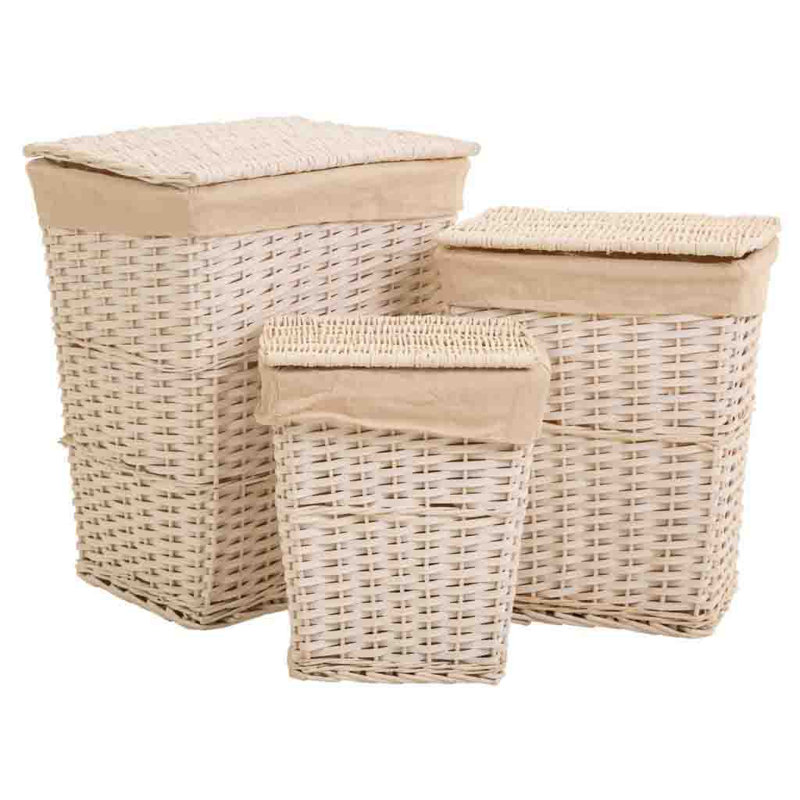 Wicker Laundry Set