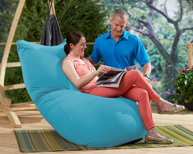 Petite chaise à sacs à billes &, Ciel