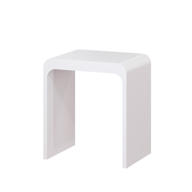 Casainc Riverside Freestanding Solid Surface Bathroom Shower Stool