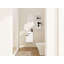 Meuble-lavabo à fermeture en douceur avec lavabo et support de rangement, 16 po pour petite salle de bain-126202359
