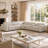 Thea 6-Piece Genuine Leather Power Reclining Sectional with Console -120797531