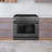 Cosmo 36 In. Haven Collection 6.0 Cu. Ft. Gas Range, 6 Burners, Convection Oven, Knob Leds, Storage Drawer, Matte Black