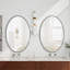Miroir rétro en fer, effet antique, effet mural
