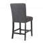 Tabouret de comptoir contemporain capitonné en tissu-887668524-887668497
