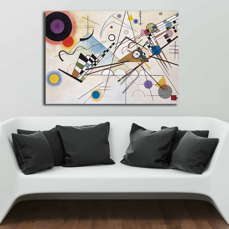 «Vasili Kandinsky», impression sur toile tendue