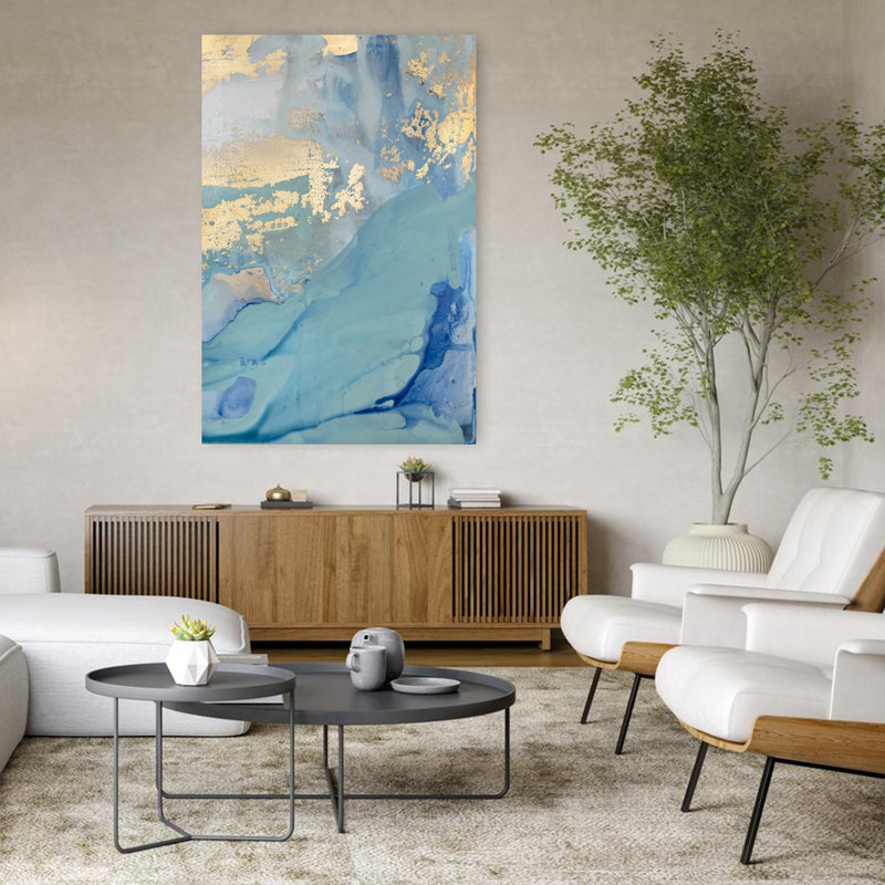 Art contemporain contemporain abstrait, H 48 po x l 32 po