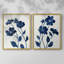 Impression encadrée Indigo Bloom I-Premium - prête à être accrochée - aucun clou requis - aucun clou requis-1776537639-1776537637
