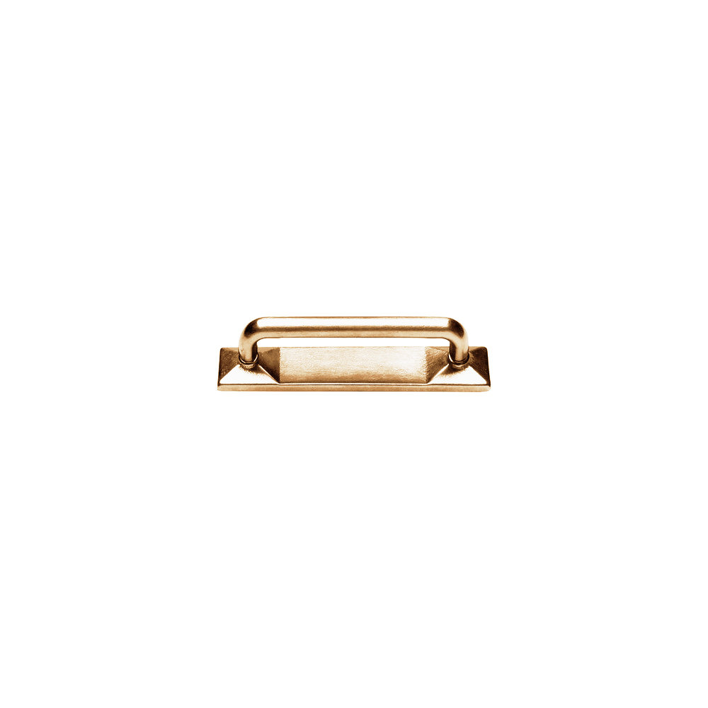 Empire Bronze Bar / Handle Pull Bar Cup Pull, 7 1/8", Silicon Bronze Light