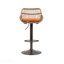 Tabourets de bar pivotants de style moderne (ensemble de 2) chaises à hauteur de comptoir réglable avec repose-pieds