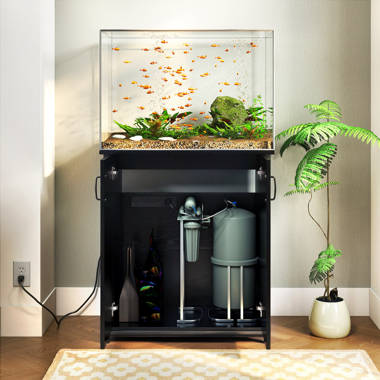 Fluval Flex Aquarium Black Stand, 15 Gallon