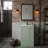 Modern compact bathroom vanity with ceramic sink-1998421910