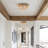 Solid Wood Flush Mount