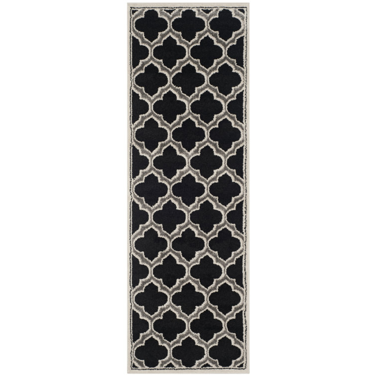 Ammundsen Geometric Anthracite/Ivory Area Rug