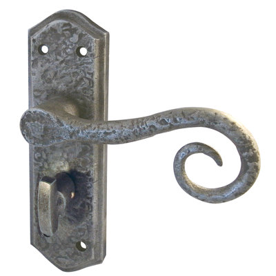 Royal Pewter Bathroom Door Handle