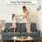 3-In-1 Convertible Sofa Bed For Small Spaces – Adjustable Split Back Couch Lounger Sleeper With 600Lb Capacity, Certipur-US Foam, OEKO-TEX Certified-871462411