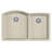 33'' L Undermount Double Bowl Granite Kitchen Sink-20524731