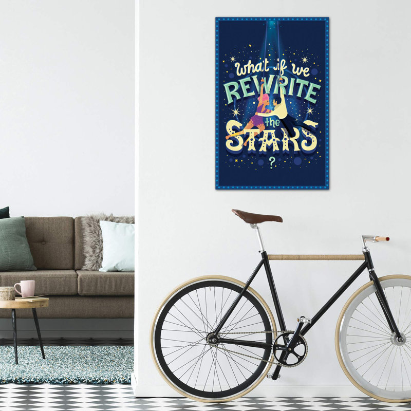 The Greatest Showman V par Risa Rodil - publicité imprimée, Toile tendue, Pas de tapis, H 40 po x l 26 po x P 1,5 po