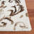 Berman Hand Tufted Wool/Cotton Ikat Rug in Ivory/Chocolate-1305203559