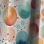 Watercolor Nostalgic Polka Dot Harmony - Rideau abstrait - Rideau occultant - 1 panneaux-107551208