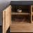 Nordic style simple modern wooden sideboard.