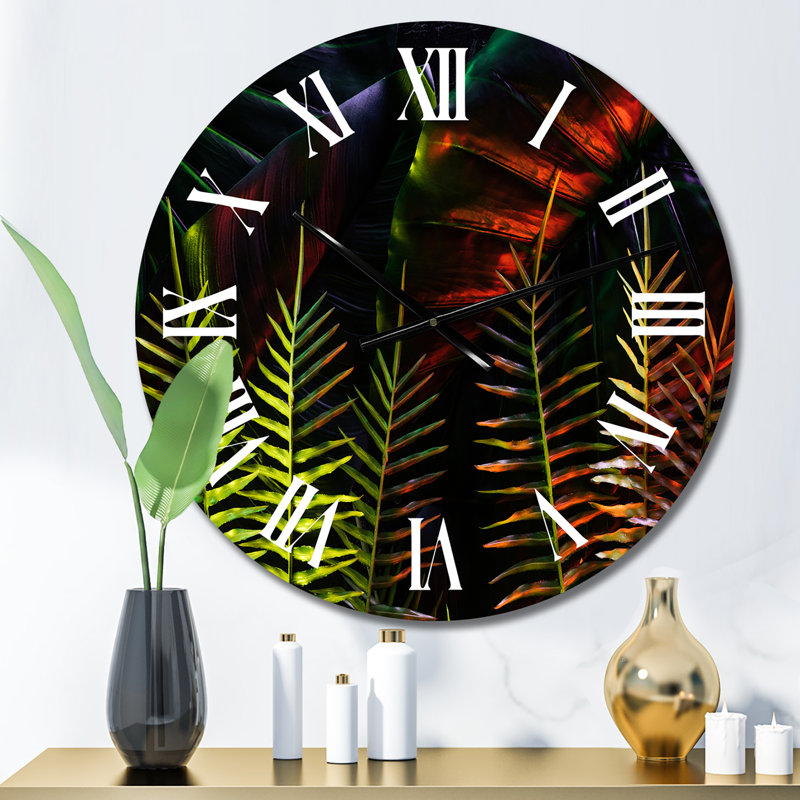 Horloge murale tropicale, Petit