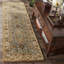 Antiquity Hand-Tufted Blue / Ivory Area Rug-1585405421