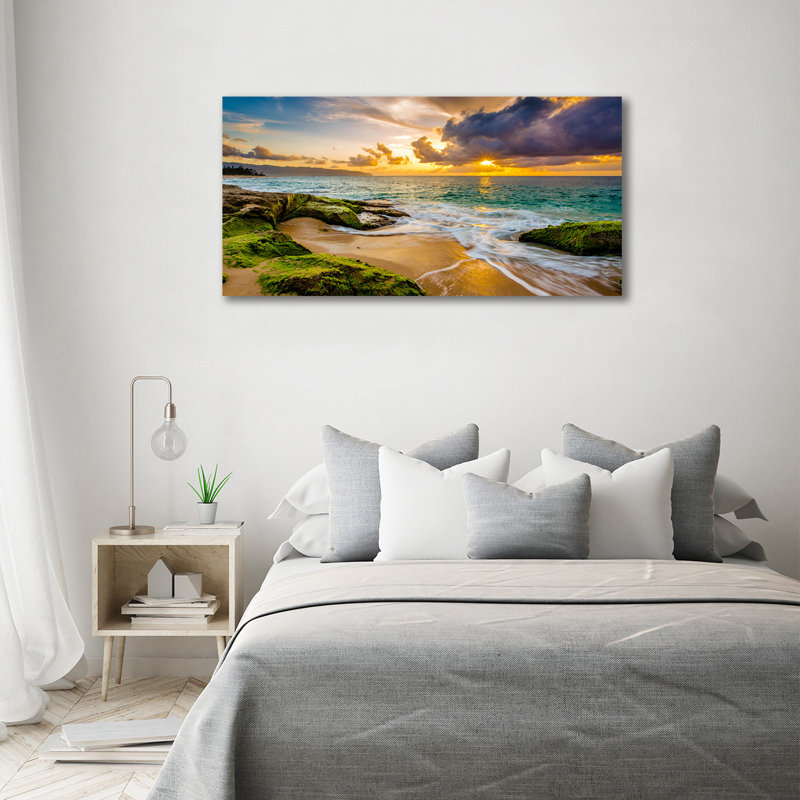 Sunset Sea - Wrapped Canvas Print