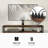 TV Stand with Mount and Power Outlet 51", Swivel TV Stand Mount for 32/45/55/60/65/70 inch TVs, Height Adjustable TV Entertainment Center with Cable Management, Rustic Brown