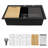 Drop-In Granite Composite Workstation Kitchen Sink-119021954