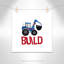 Impression sur papier Blu Build-47479229