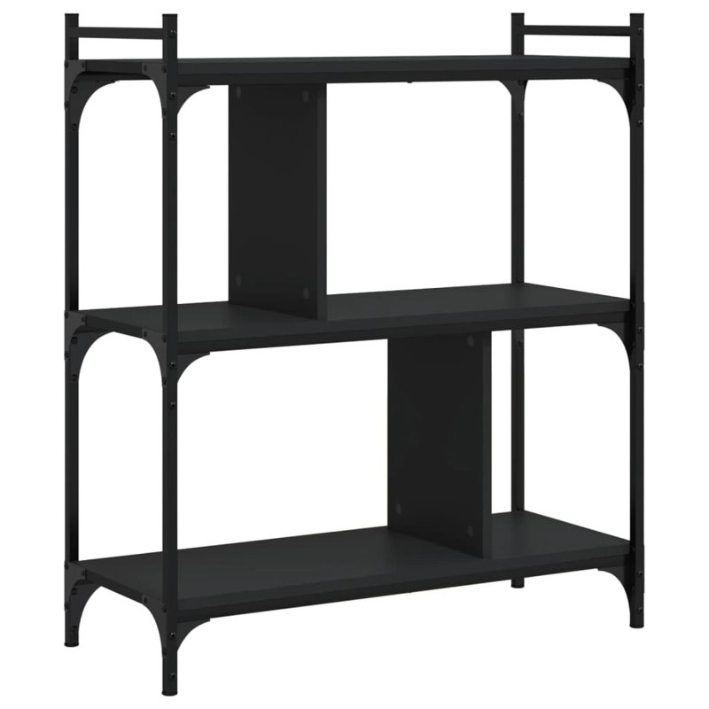 Alingtons 88cm H x 30cm W Standard Bookcase, Black