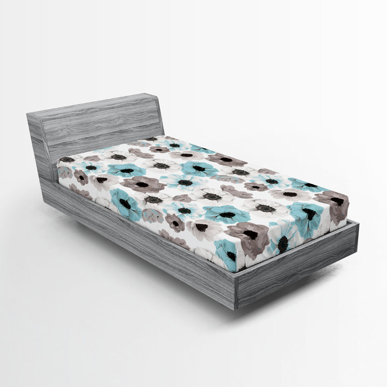 Drap-housse floral Ambesonne