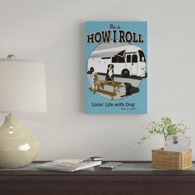 « how i roll rv », reproduction d’impression sur toile