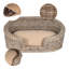Lit pour chien en rotin Curvy tissé à la main avec coussin lavable à la machine-110439546-95882918