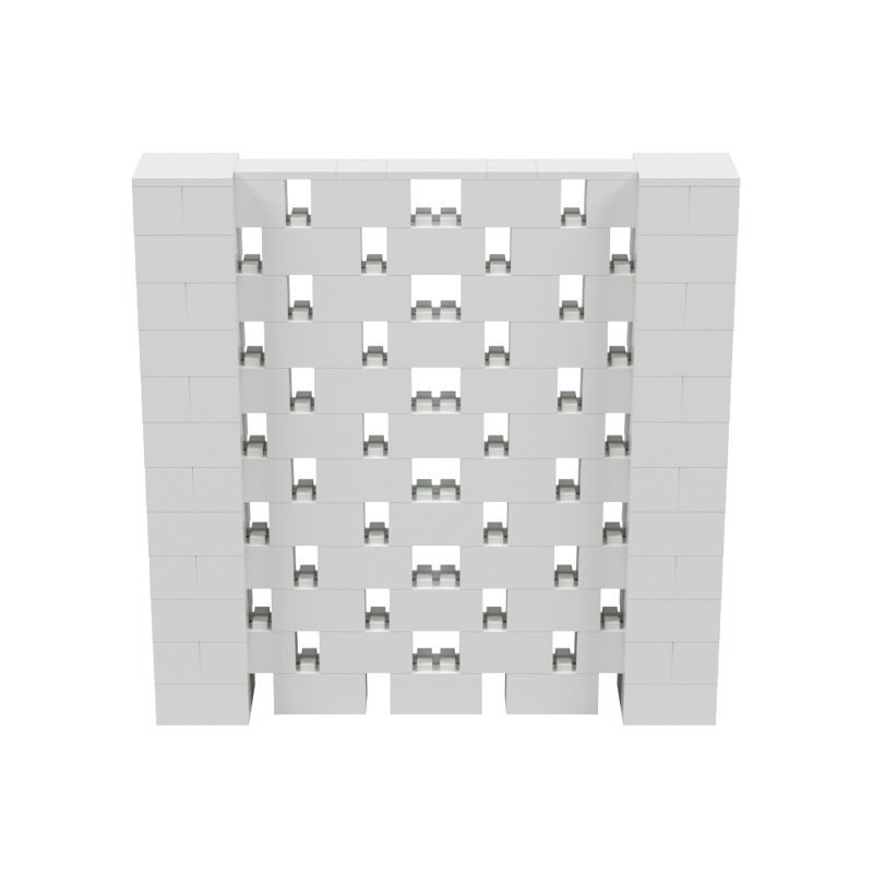 Ensemble mural Everblock, Gris clair, H 72 po x l 72 po x P 12 po