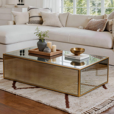 Adelais Antique Mirrored Coffee Table