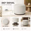 Pouf pivotant rembourré 22,5 po-545667030