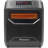 LifeSmart Portable 6 Element Infrared Space Heater with Remote Control, Timer in Black