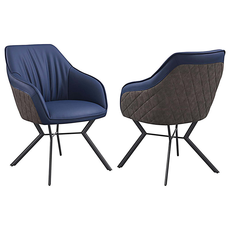 Chaises de salle à manger rembourrées (ensemble de 2)