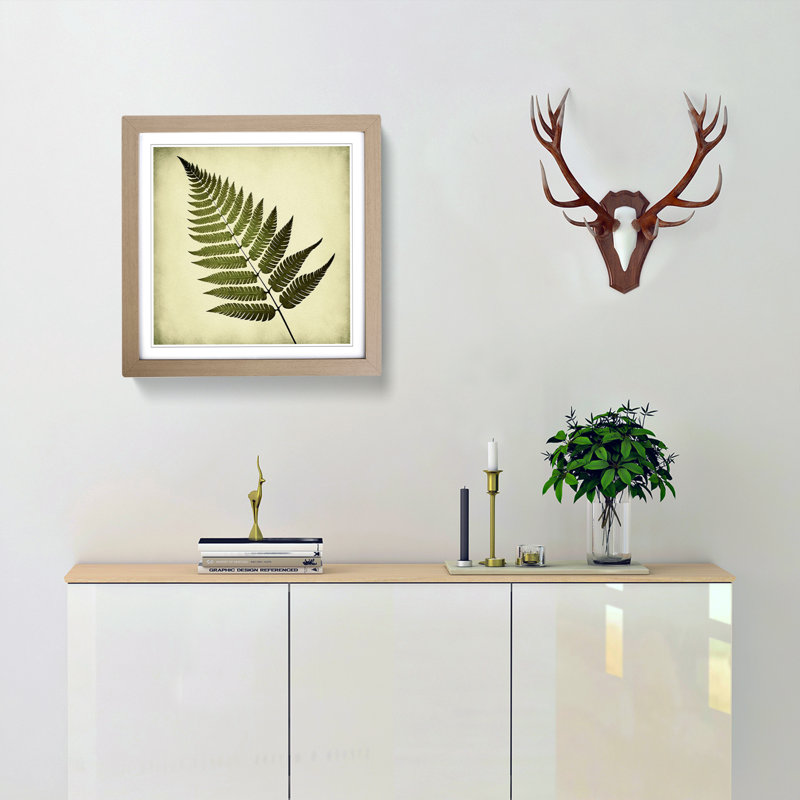 Single Picture Frame Print on Wood, Oak